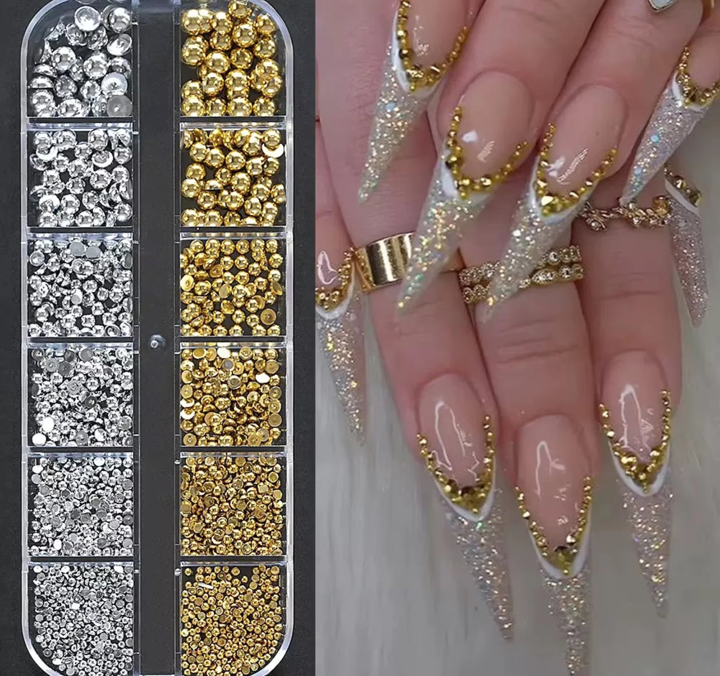 Mixed Pearls 12 Grid
