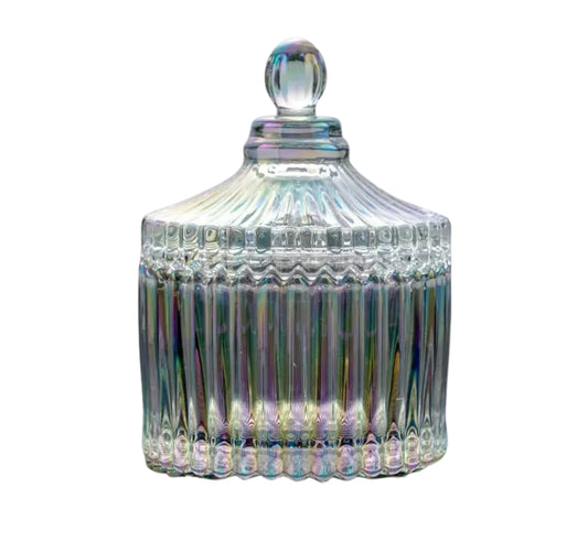 Liquid Glass Jar W/ Lid - WS