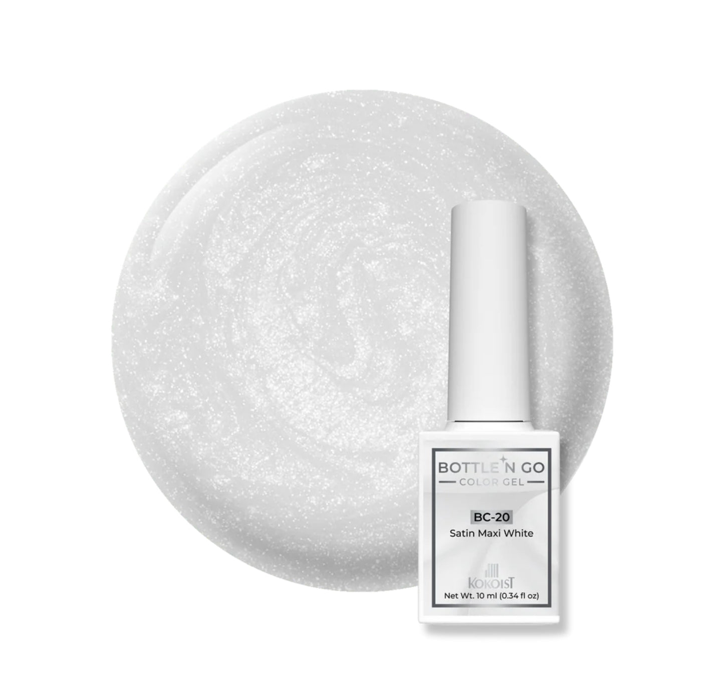 Bottle N Go - BC20 Satin Maxi White