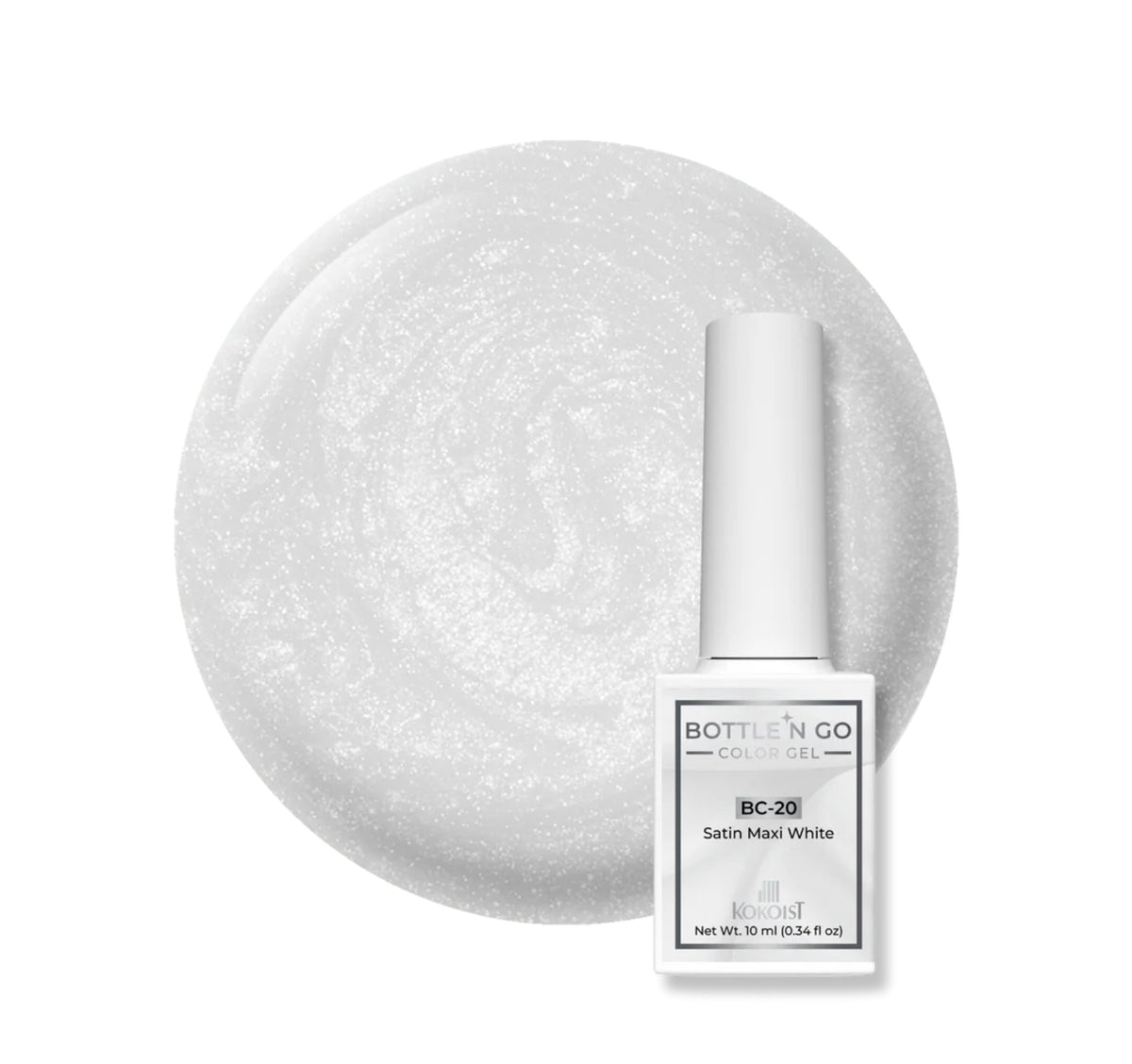 Bottle N Go - BC20 Satin Maxi White