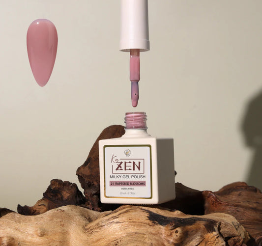 KaZEN Milky Gel Polish - #021 Rapeseed Blossoms