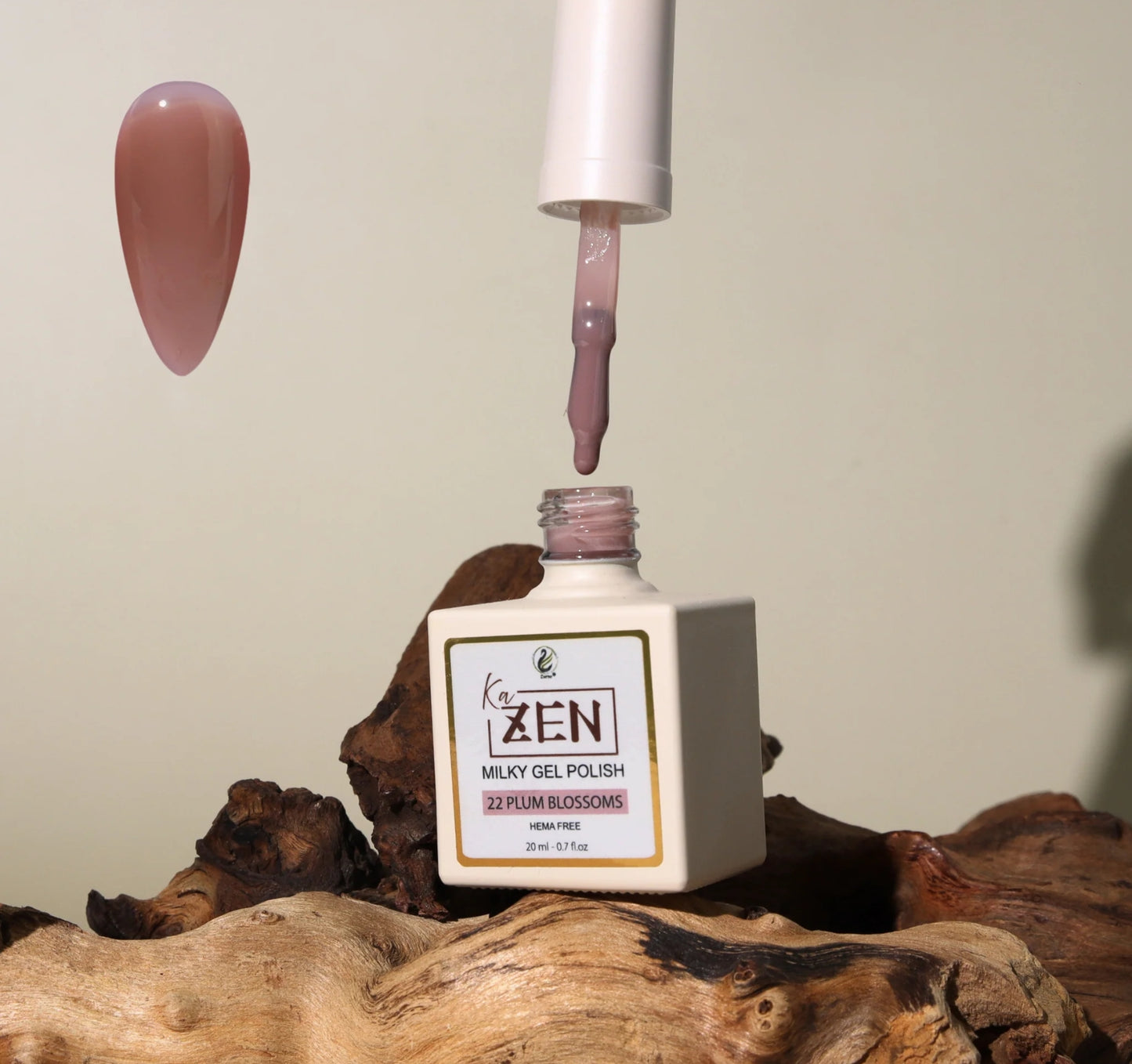 KaZen Milky Gel Polish - #022 Plum Blossoms