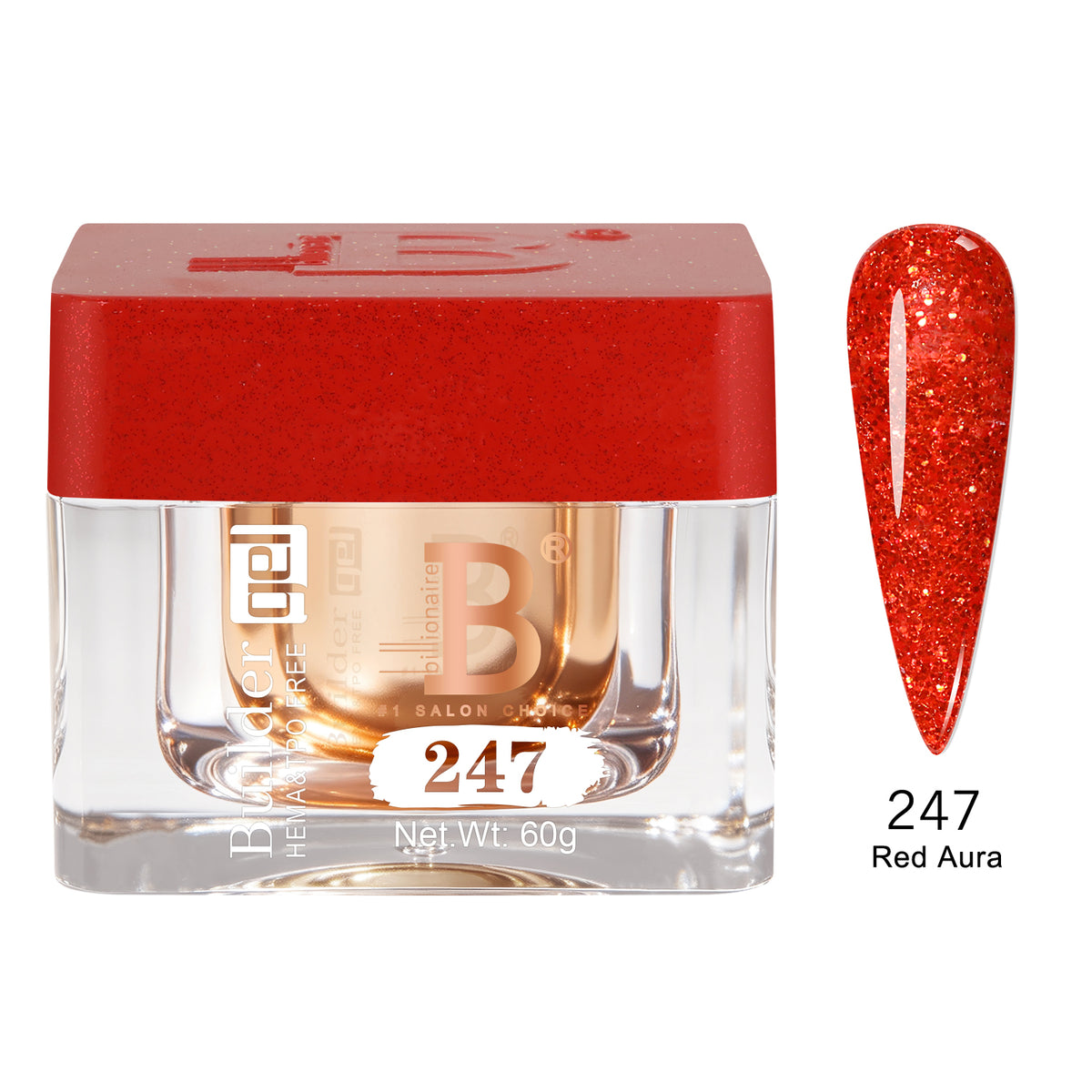 Builder Gel Imperial #247 Red Aura