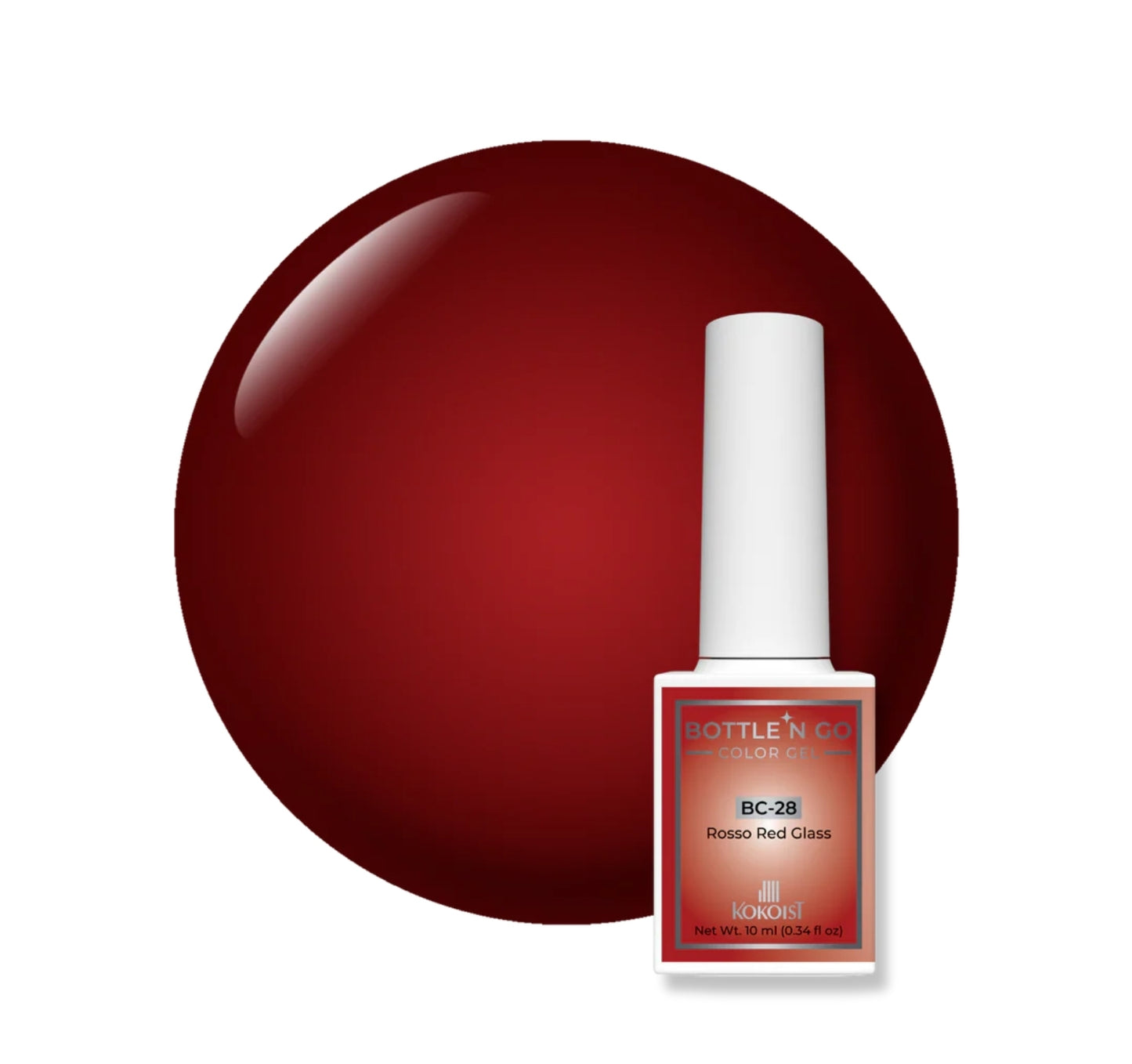 Bottle N Go - BC28 Rosso Red Glass