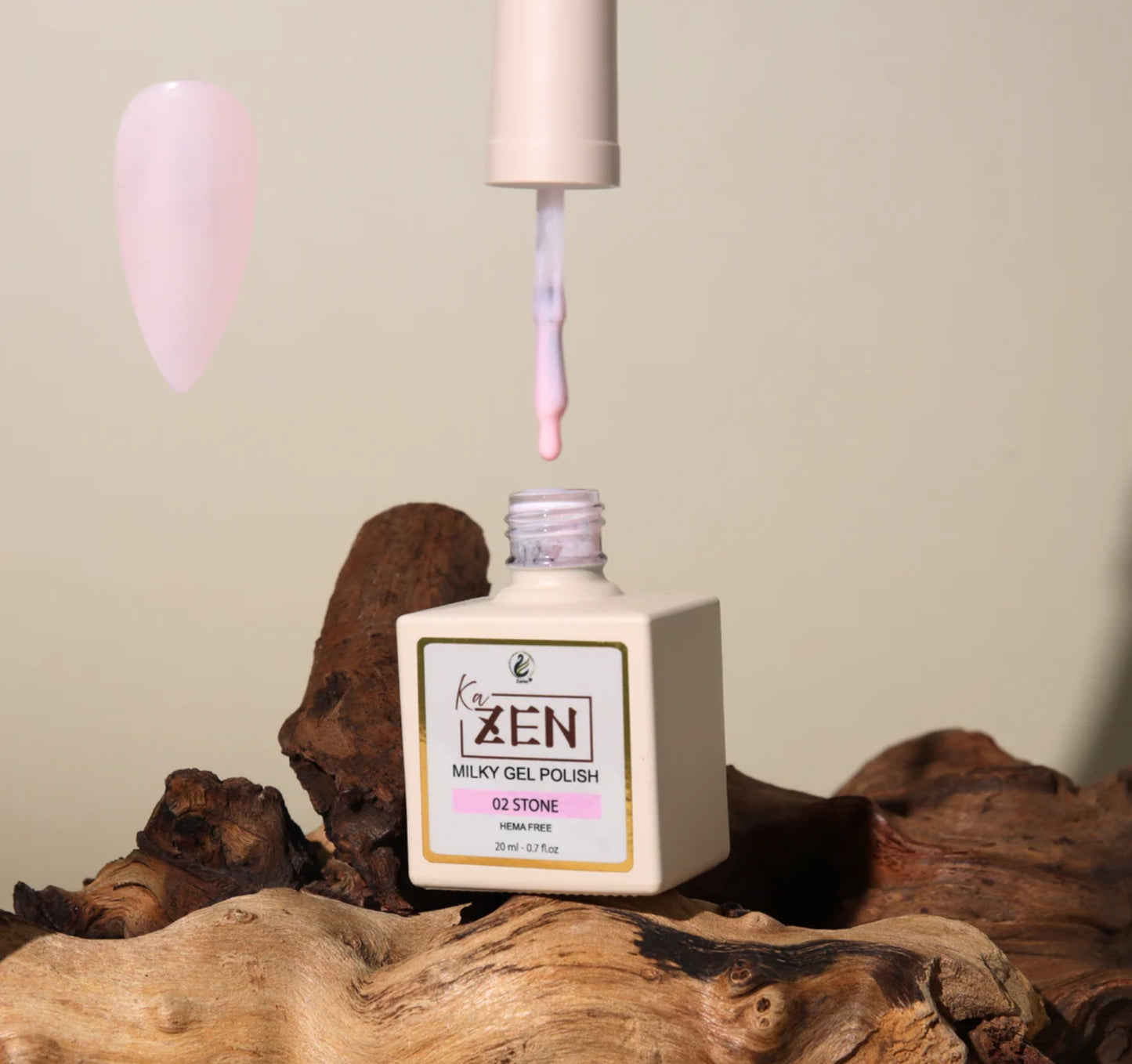 KaZEN Milky Gel Polish - #002 Stone