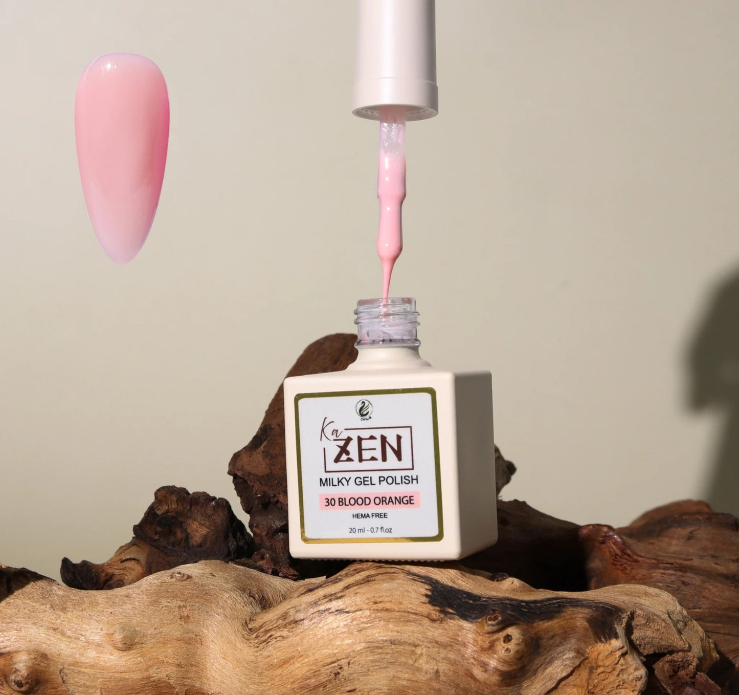 KaZen Milky Gel Polish - #030 Blood Orange