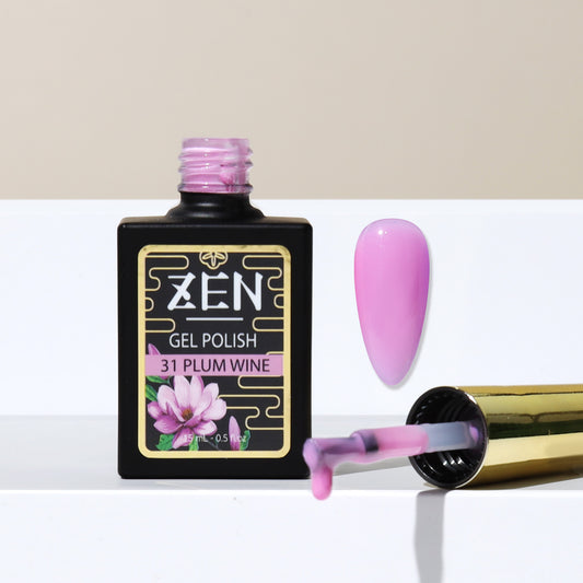 ZEN Milky Gel Polish - #31 Plum Wine - WS