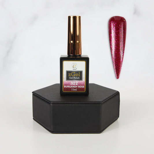 Gel Polish zGel - #322 Burgundy Roses