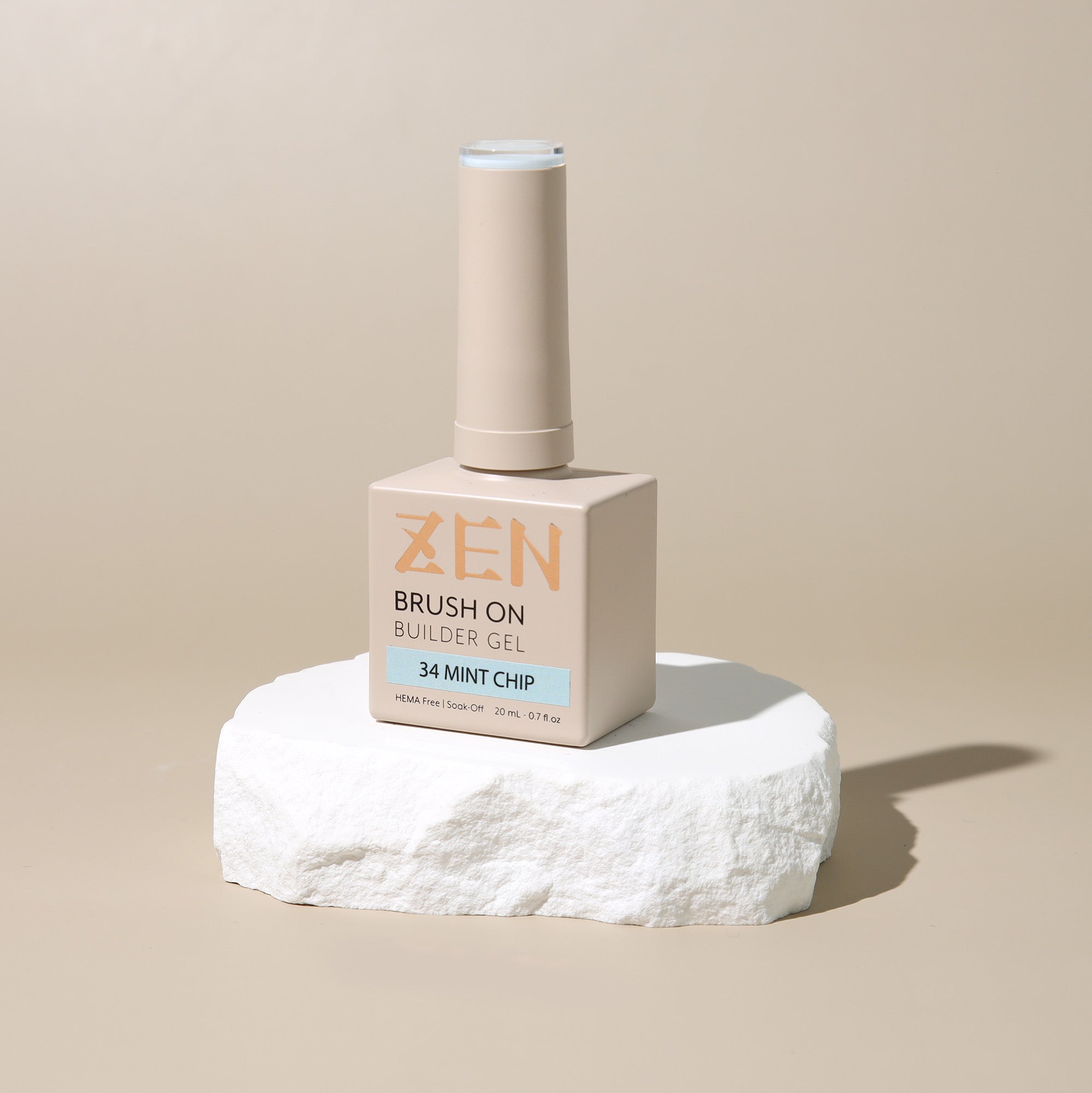 KaZEN Brush On Builder Gel - #02 Stone – Nails Plus