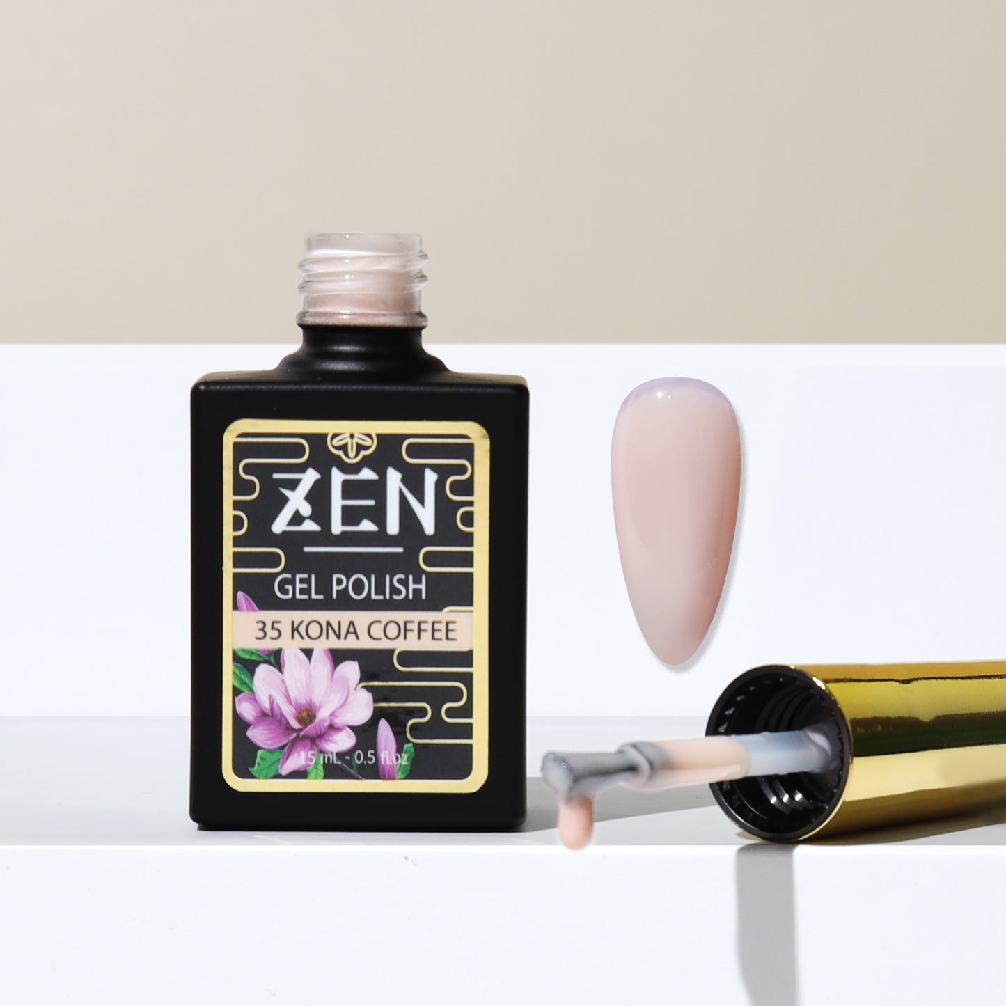 ZEN Milky Gel Polish - #35 Kona Coffee