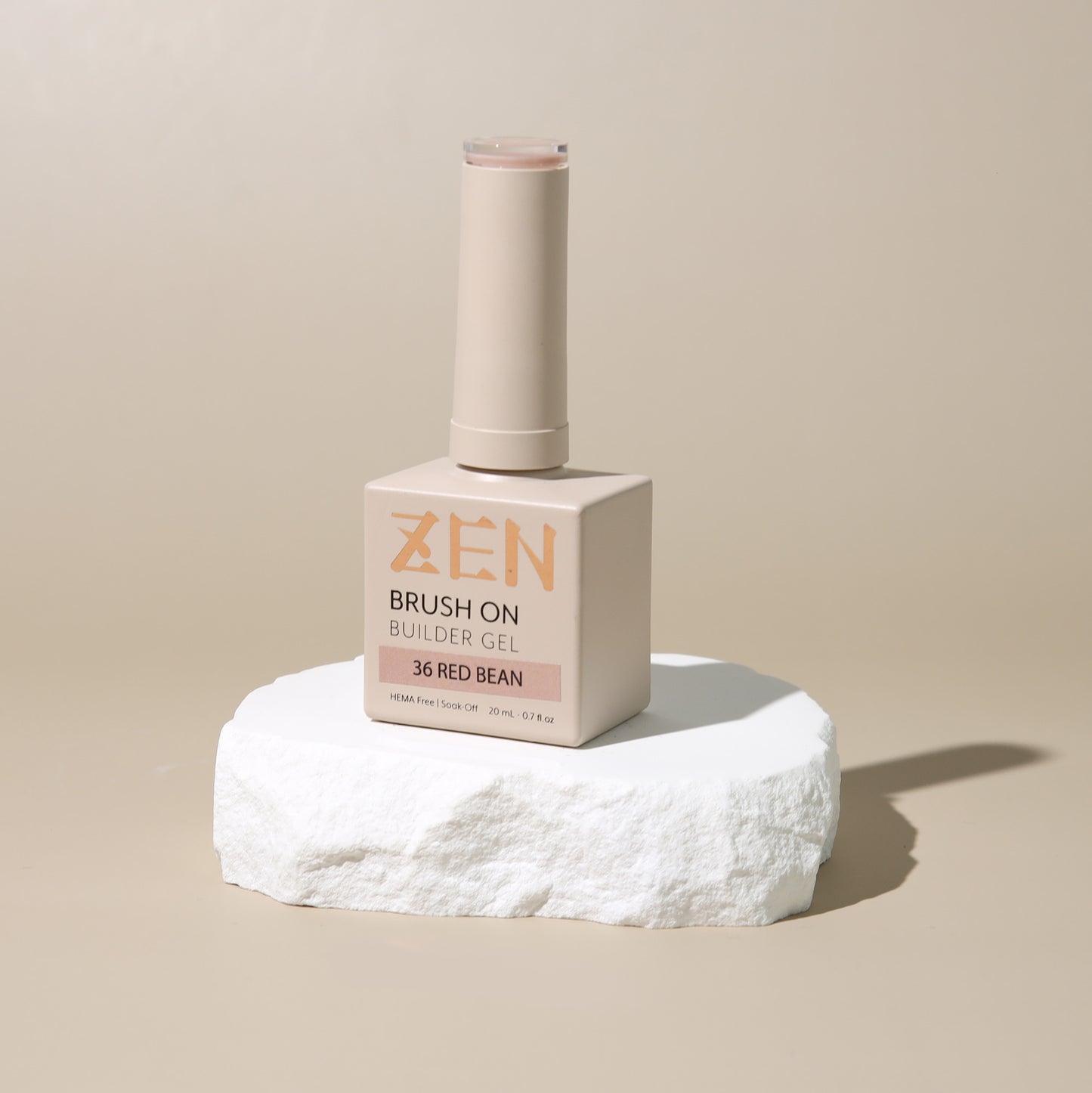 KaZEN Brush On Builder Gel - #36 Red Bean