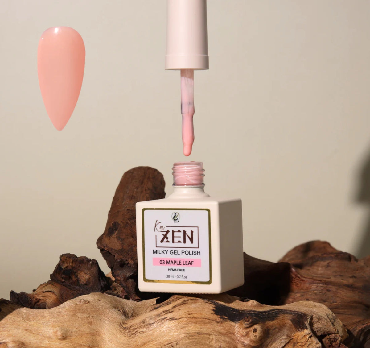 KaZEN Milky Gel Polish - #003 Maple Leaf