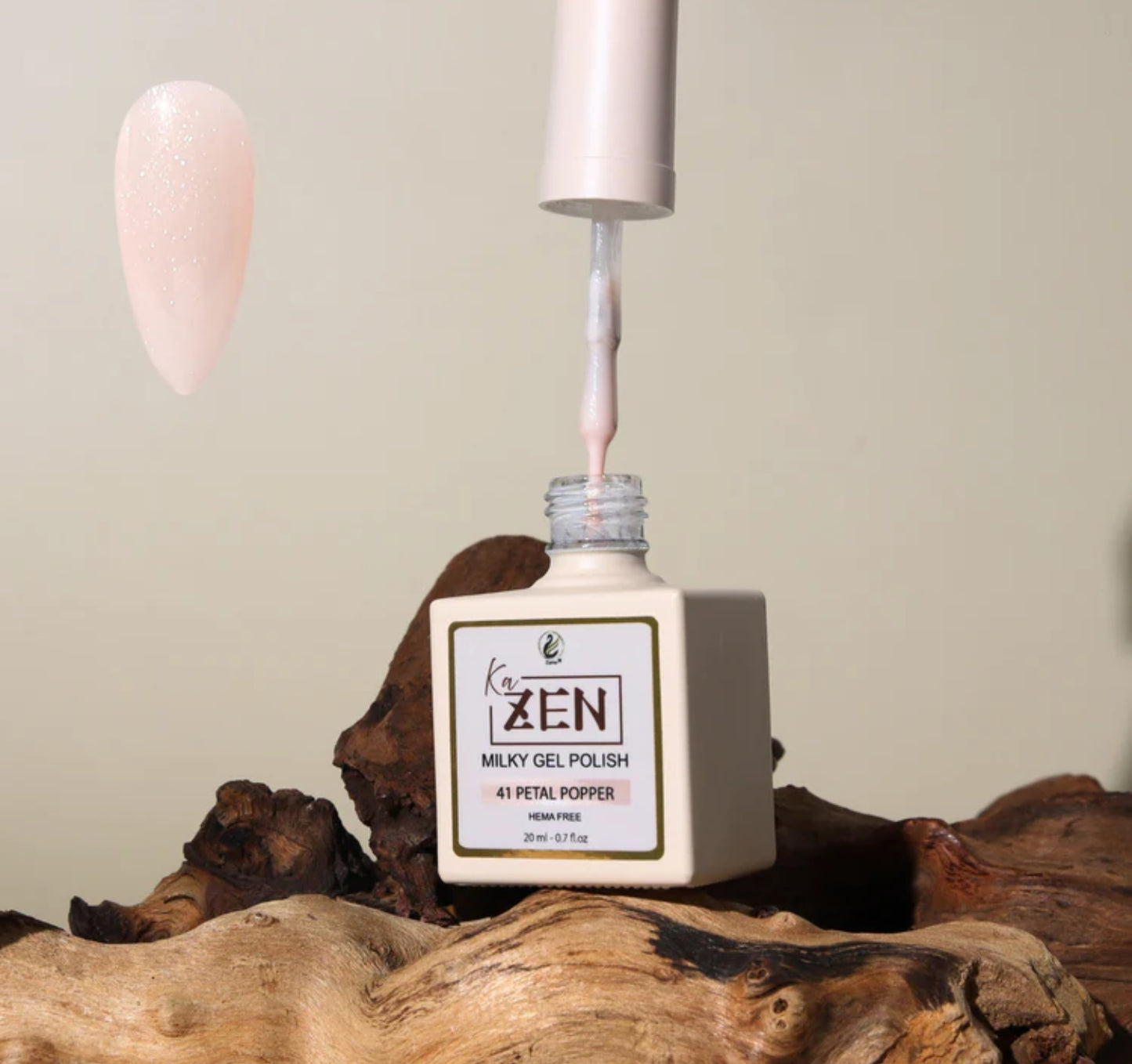 KaZEN Milky Gel Polish - #041 Petal Popper