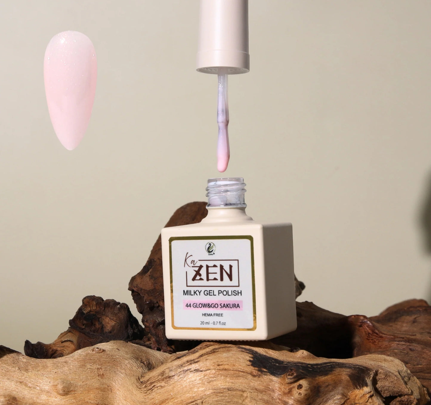 KaZen Milky Gel Polish - #044 Glow & Go Sakura
