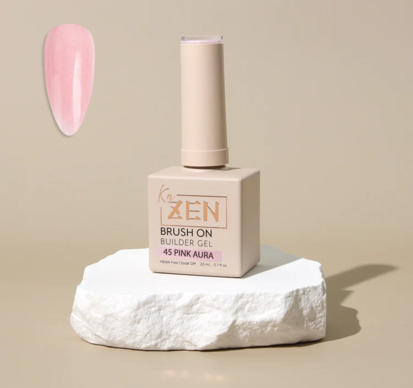 KaZen Brush On Builder Gel - #45 Pink Aura