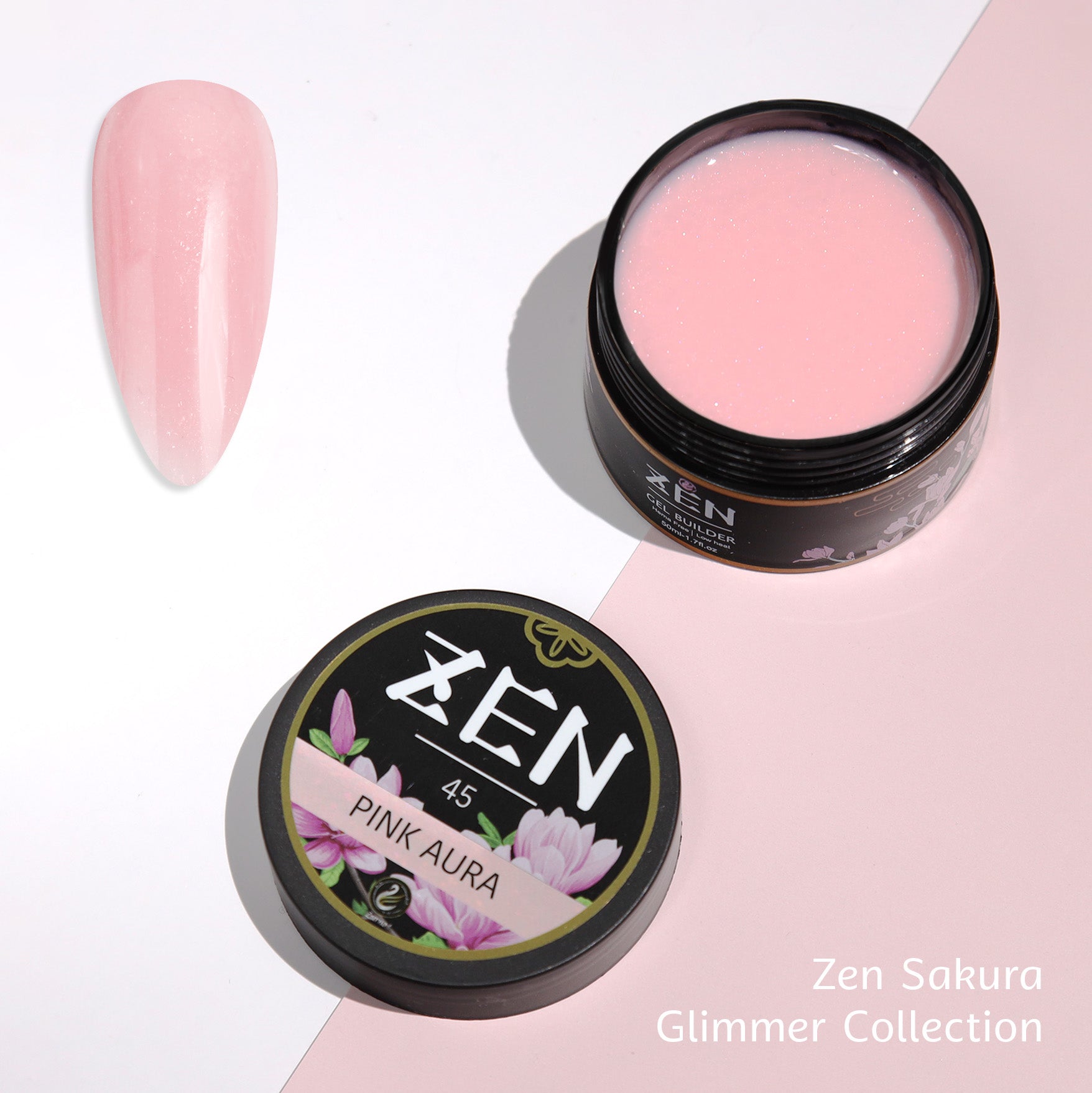 ZEN Builder Gel - #45 Pink Aura – Nails Plus