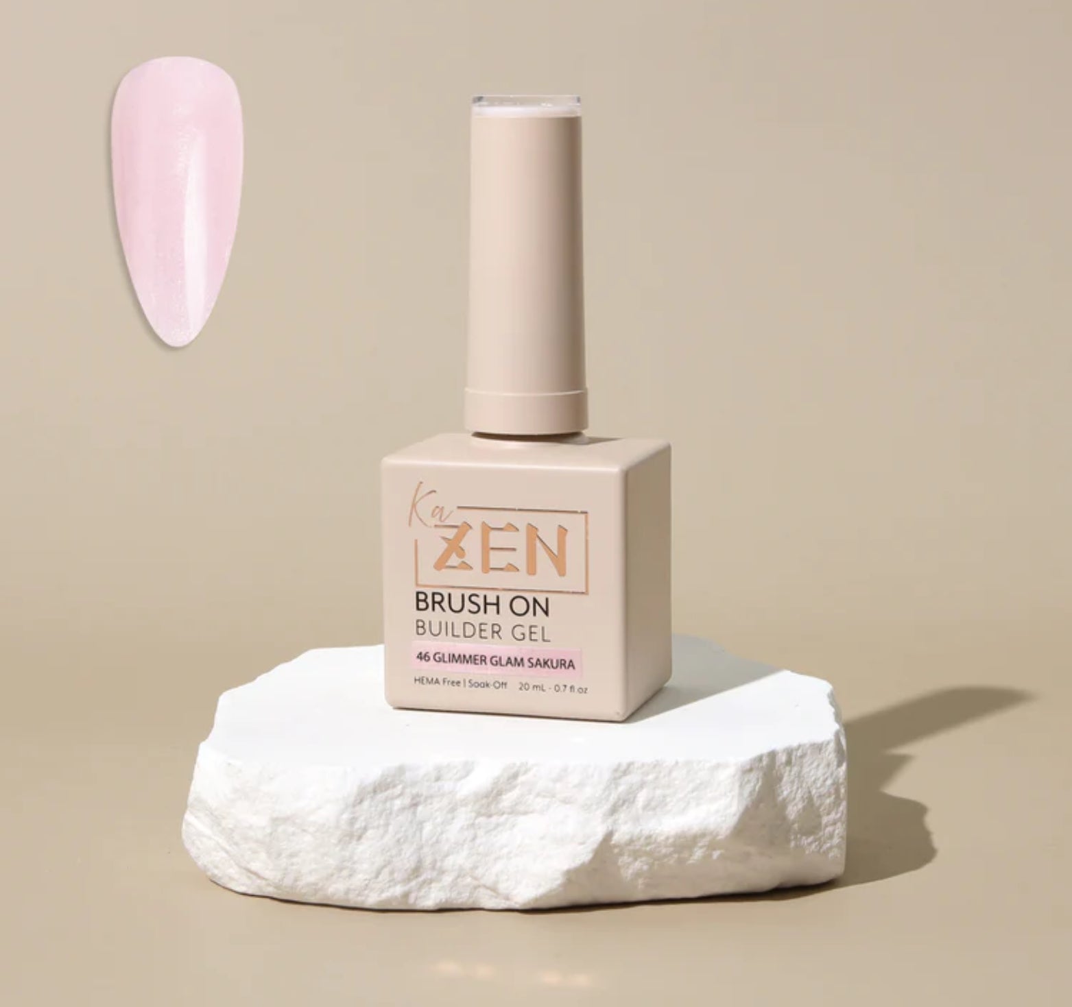 KaZEN Brush On Builder Gel - #27 Sakura – Nails Plus