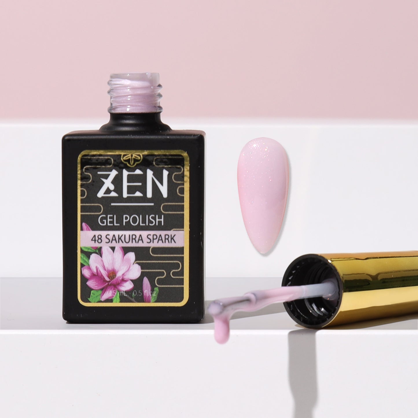 ZEN Milky Gel Polish - #48 Sakura Spark