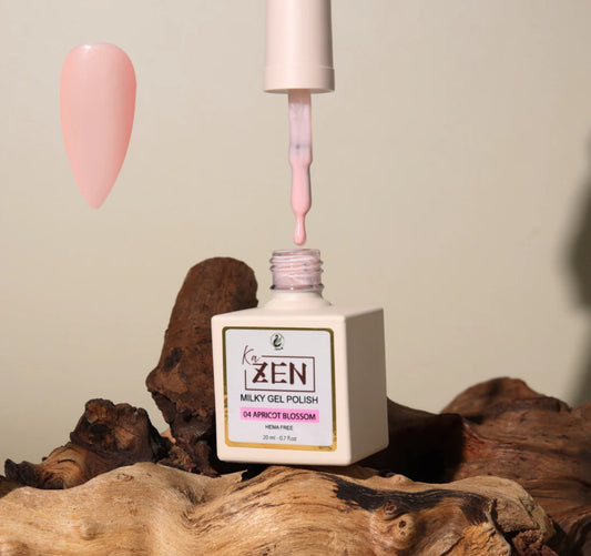 KaZEN Milky Gel Polish - #004 Apricot Blossom