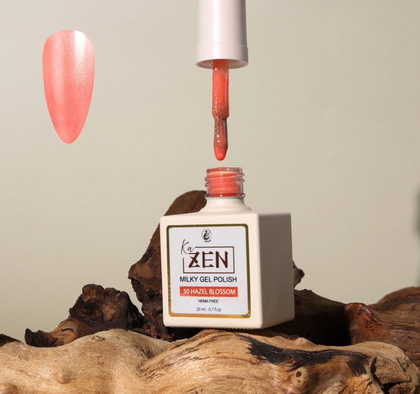 KaZen Milky Gel Polish - #050 Hazel Blossom