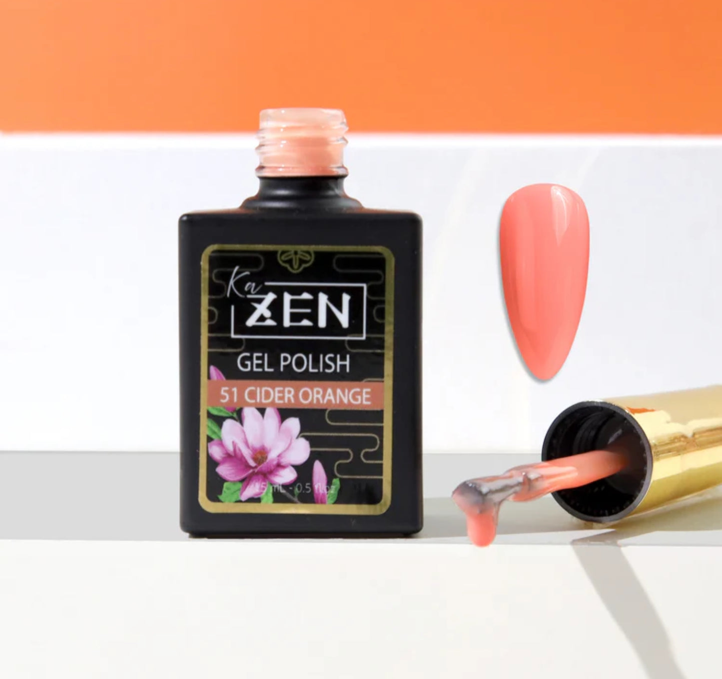 ZEN Milky Gel Polish - #51 Cider Orange