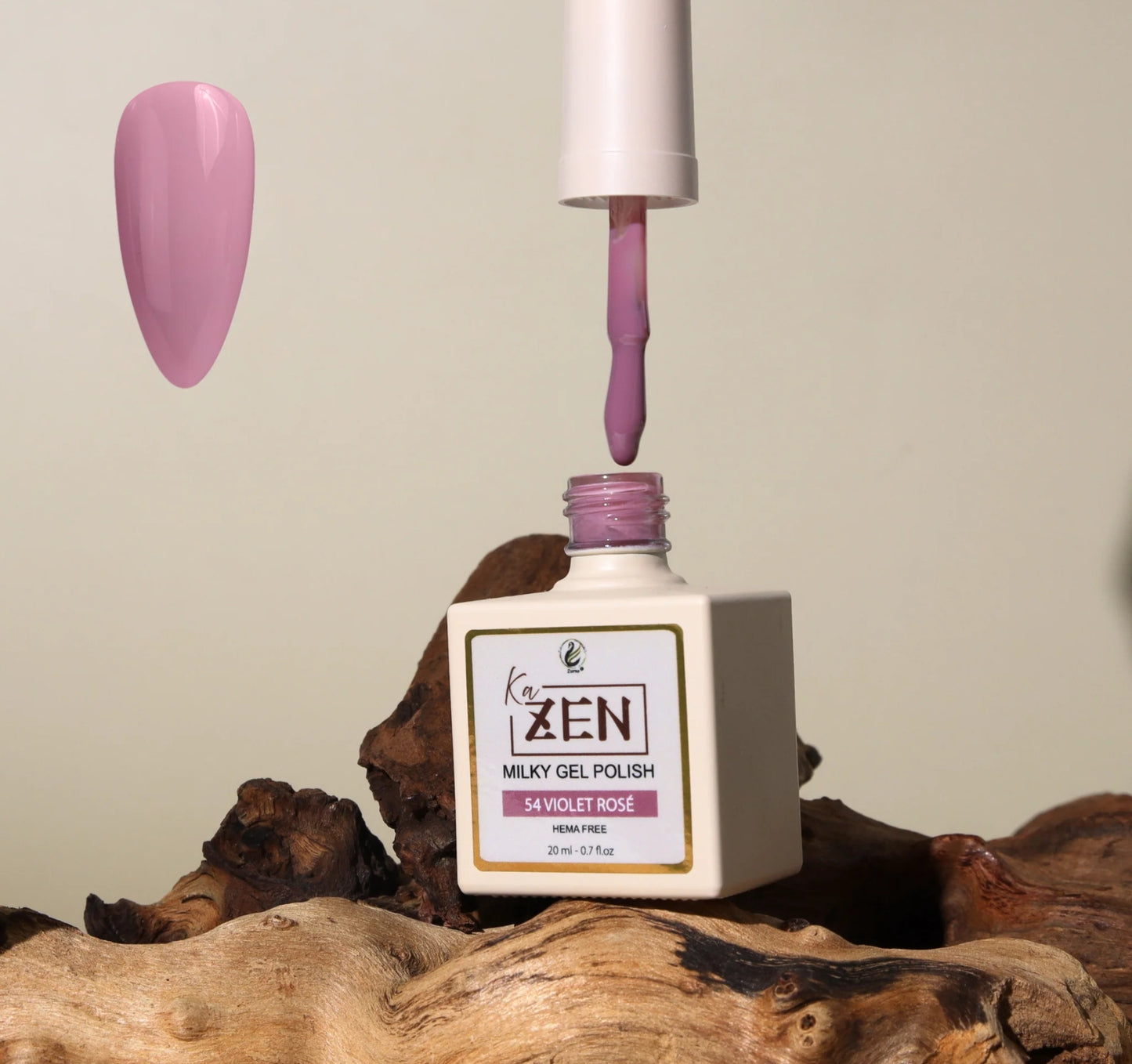 KaZen Milky Gel Polish - #054 Violet Rose