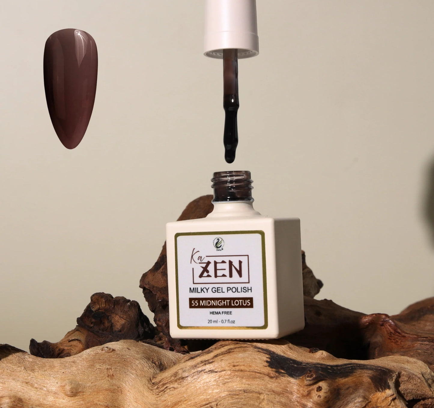 KaZen Milky Gel Polish - #055 Midnight Lotus