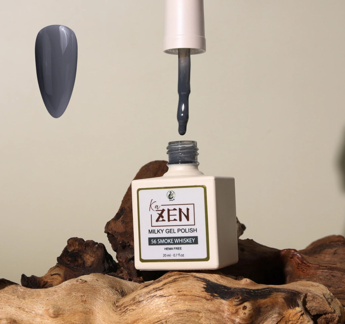 KaZen Milky Gel Polish - #056 Smoke Whiskey