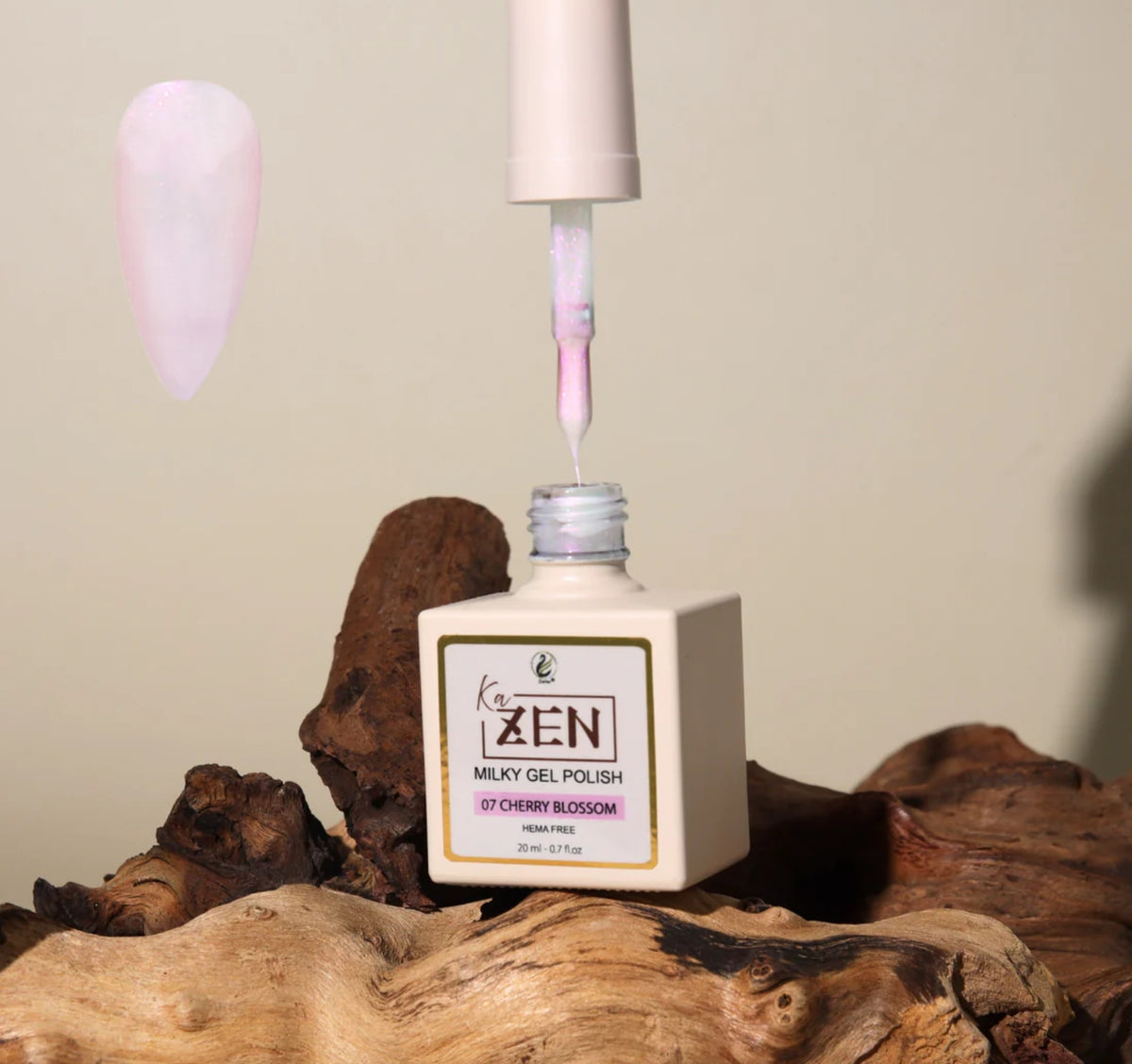 KaZEN Milky Gel Polish - #007 Cherry Blossom