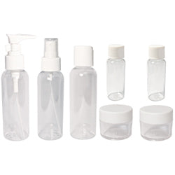 Clear Travel Bottle Set - WS