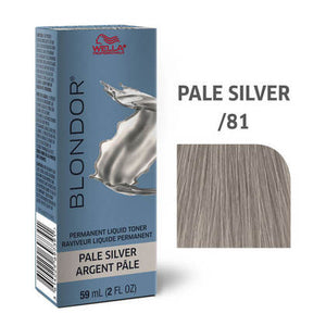 Blondor Liquid Hair Toner - /81 Pale Silver  - WS