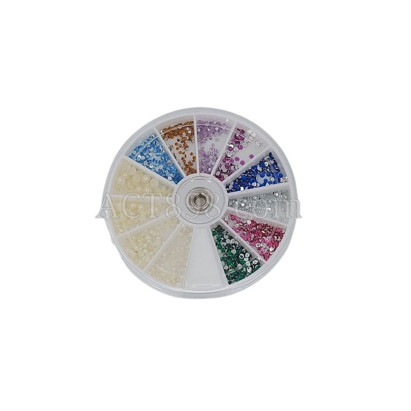 Nail Art Rhinestones Wheel