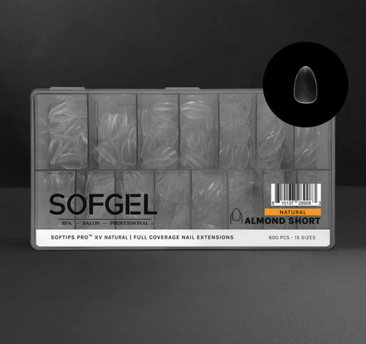 Gel-X Tips - XV Natural Almond Short - WS