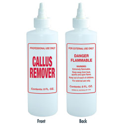 Empty Callus Remover Bottle