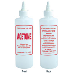 Empty Acetone Bottle