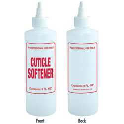 Empty Cuticle Softener Bottle - WS