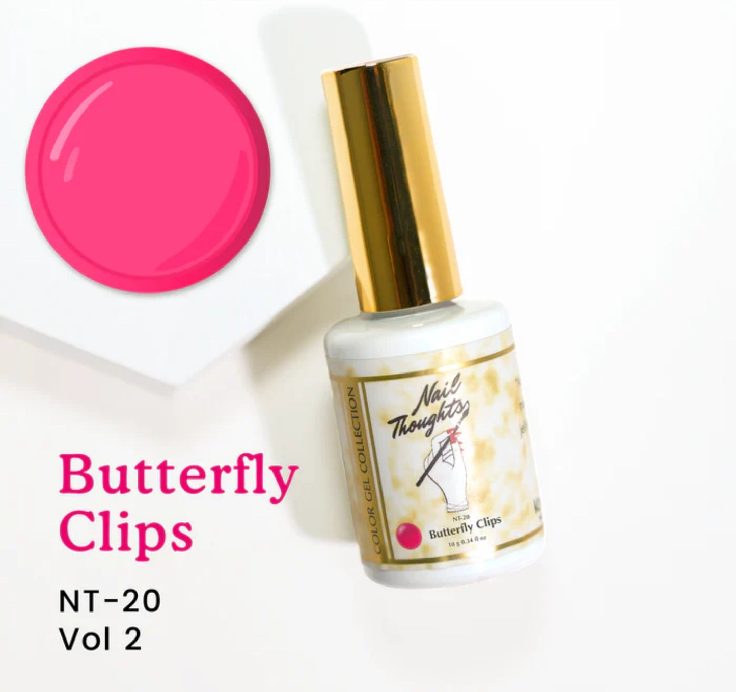 Nail Thoughts Gel Polish Butterfly Clips
