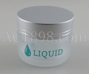 Liquid Frosted Glass Jar - WS