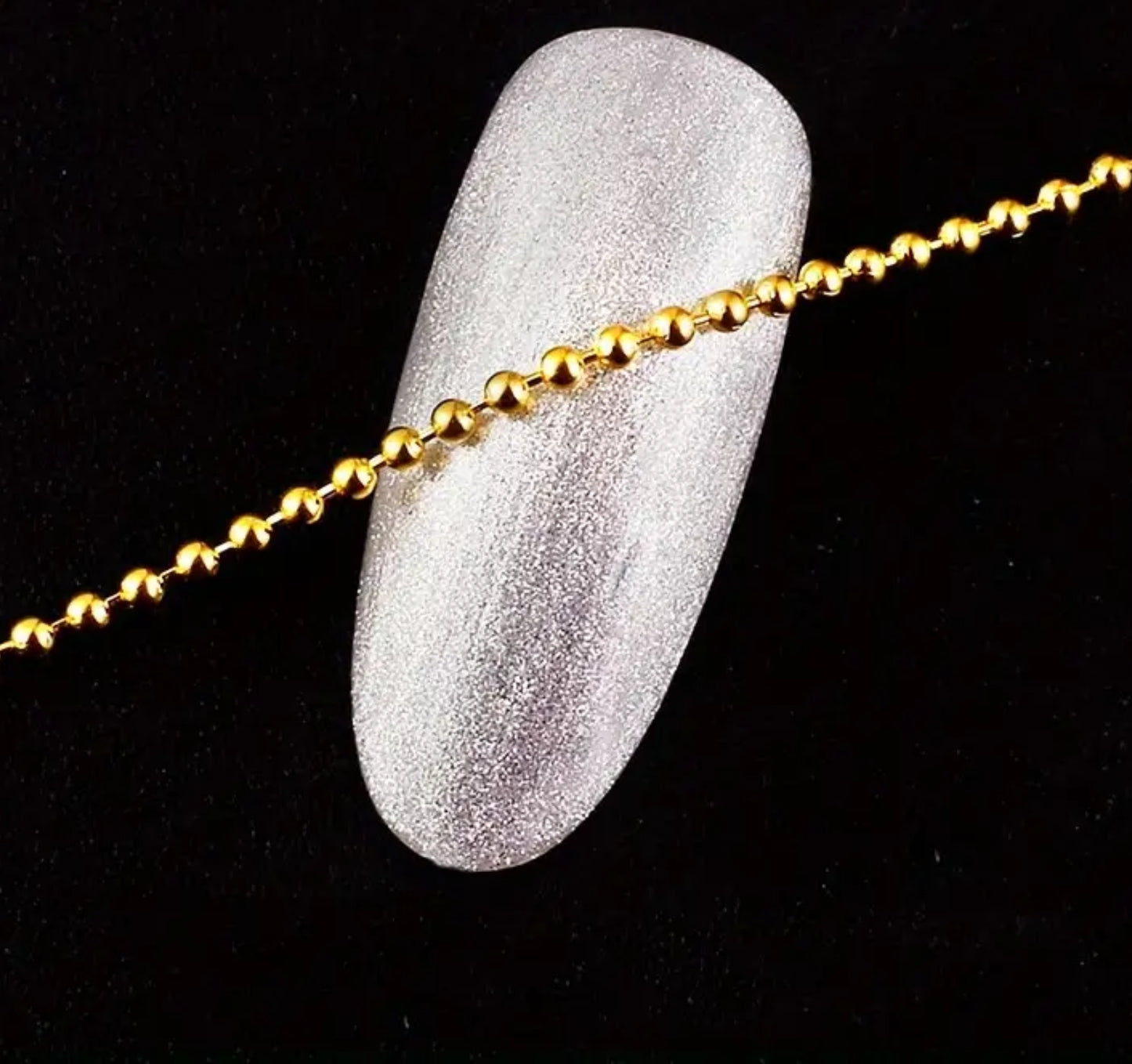 Nail Chain Caviar Beads - 1m