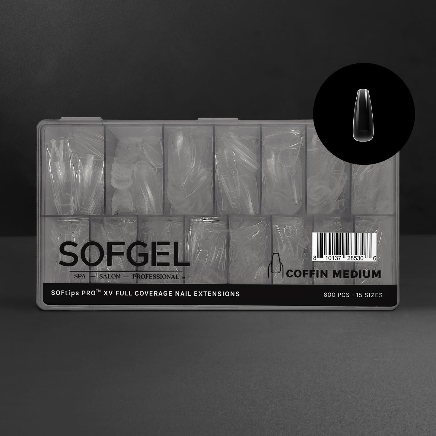 Gel-X Tips - XV Sculpted Coffin Medium