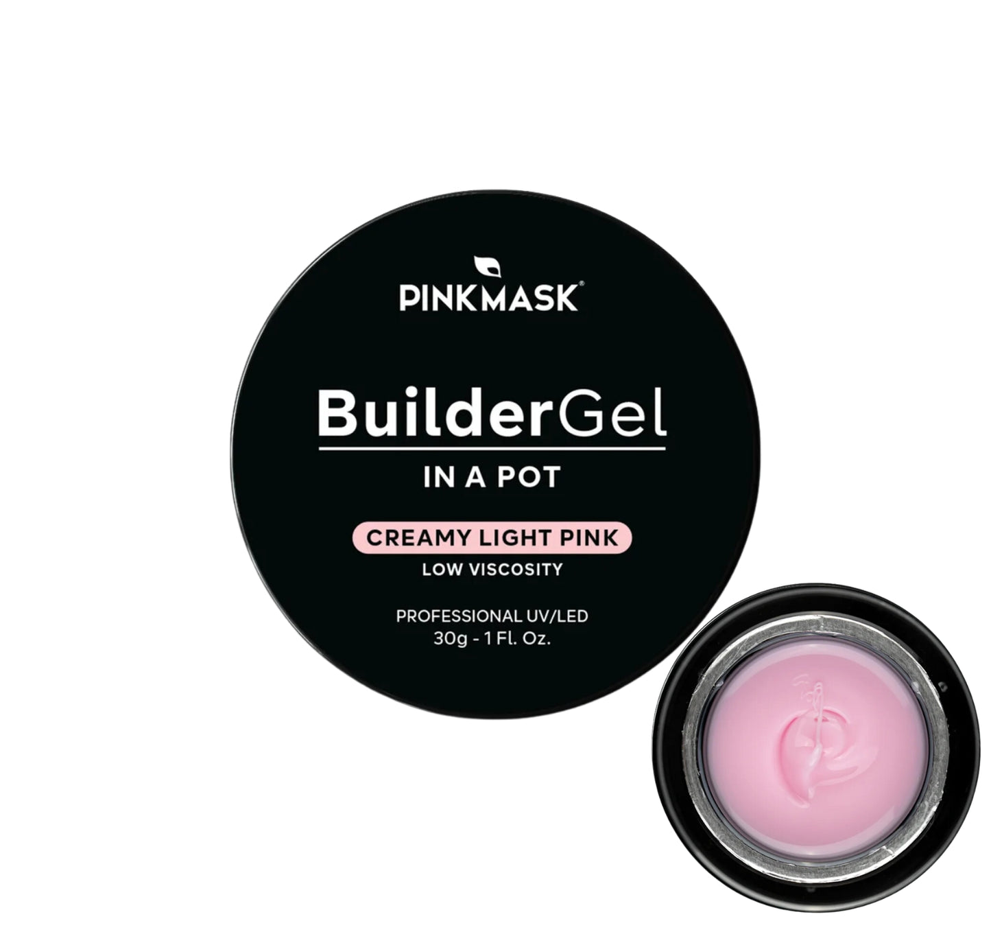 Builder Gel In A Pot - Creamy Light Pink