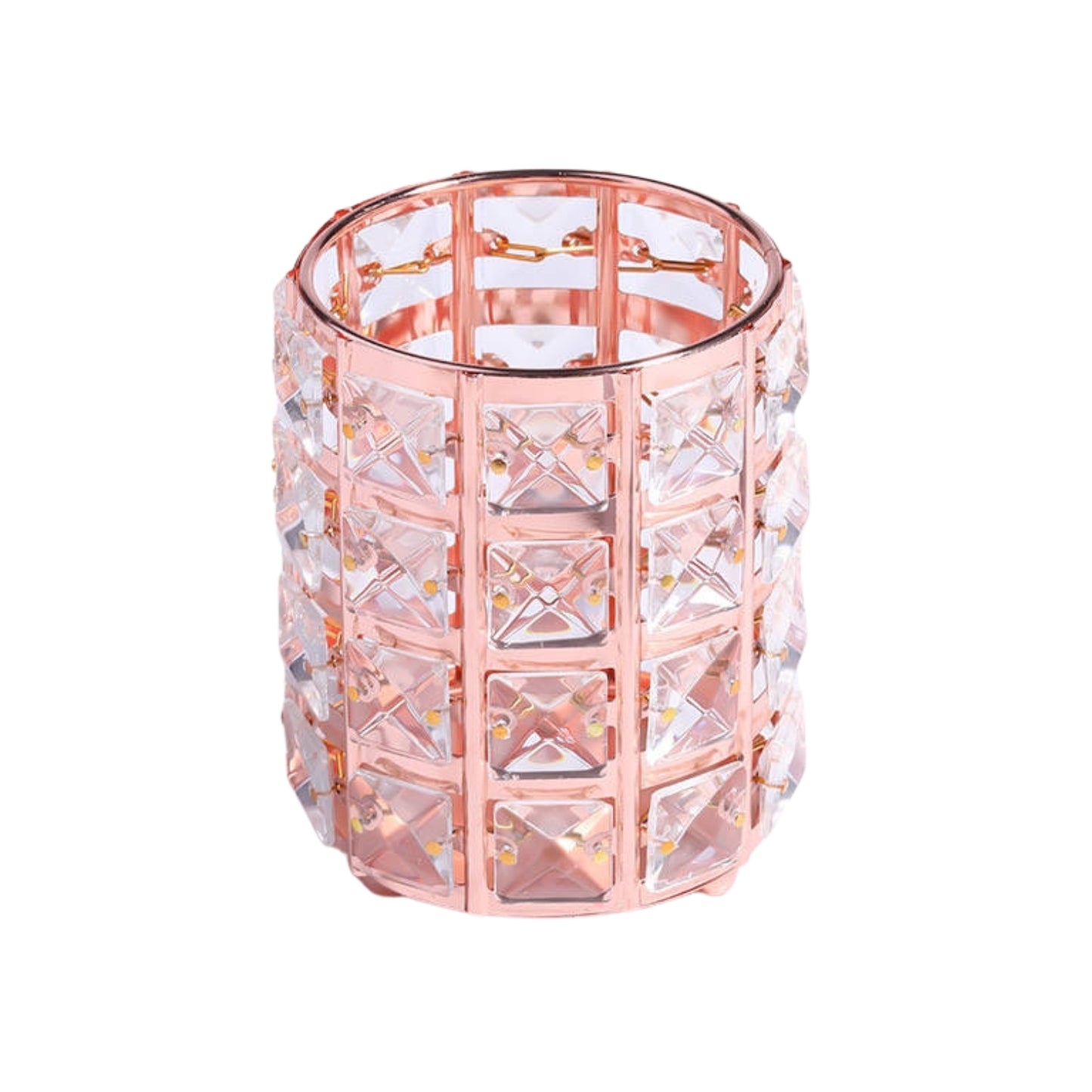 Crystal Round Brush Holder