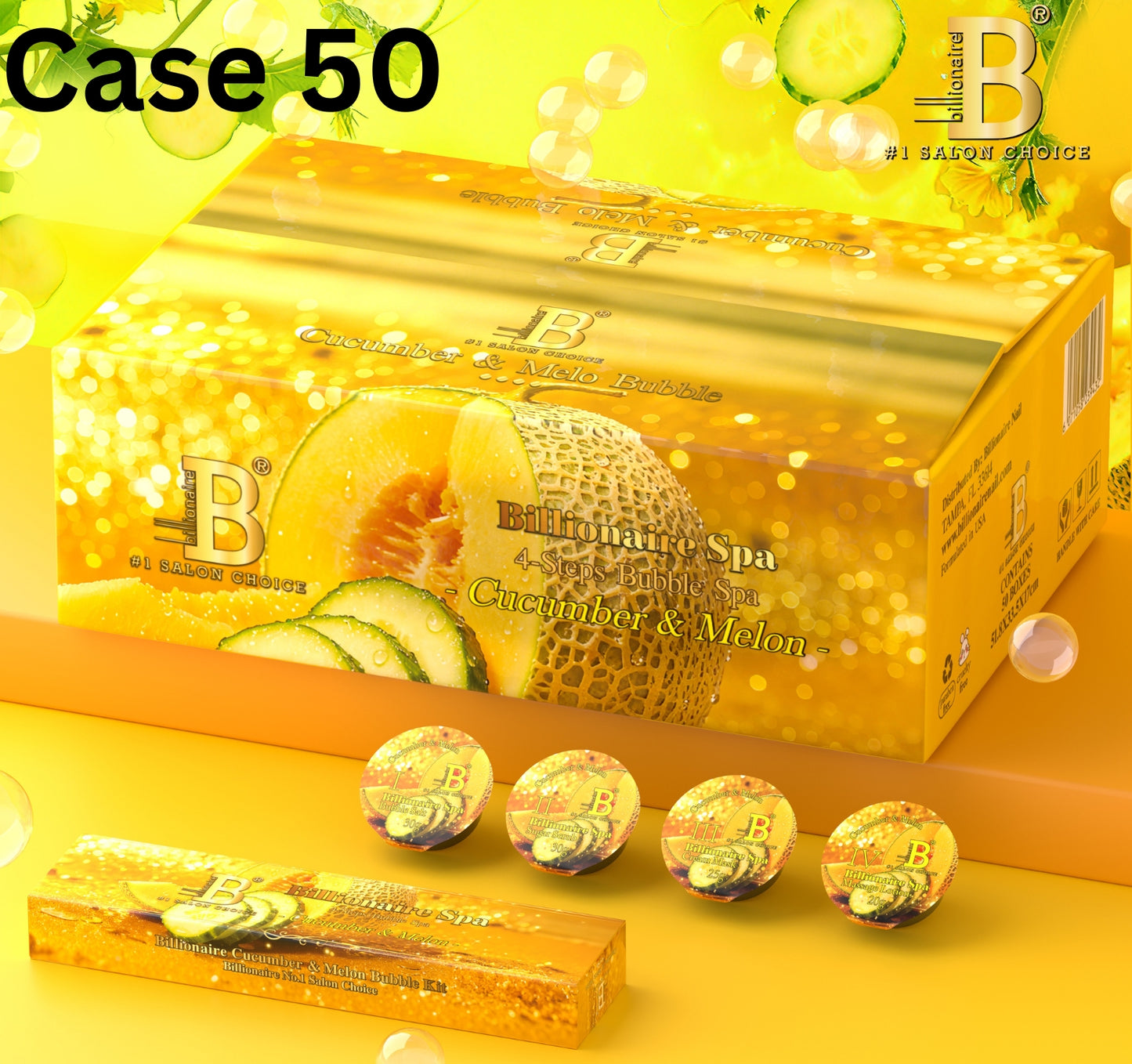 4 Step Bubble - Cucumber Melon CASE