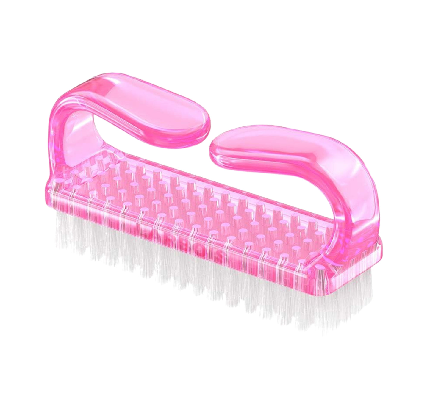 Manicure Brush Curved Handle