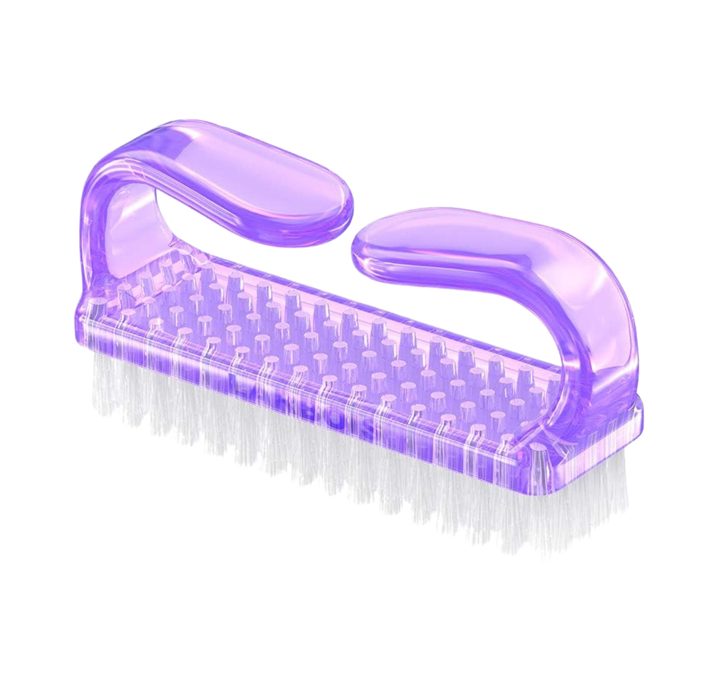 Manicure Brush Curved Handle