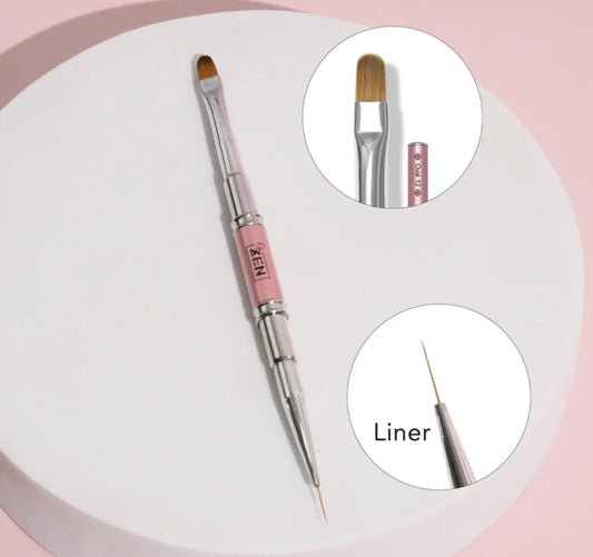 KaZen Dual Brush - Oval/Liner 11mm