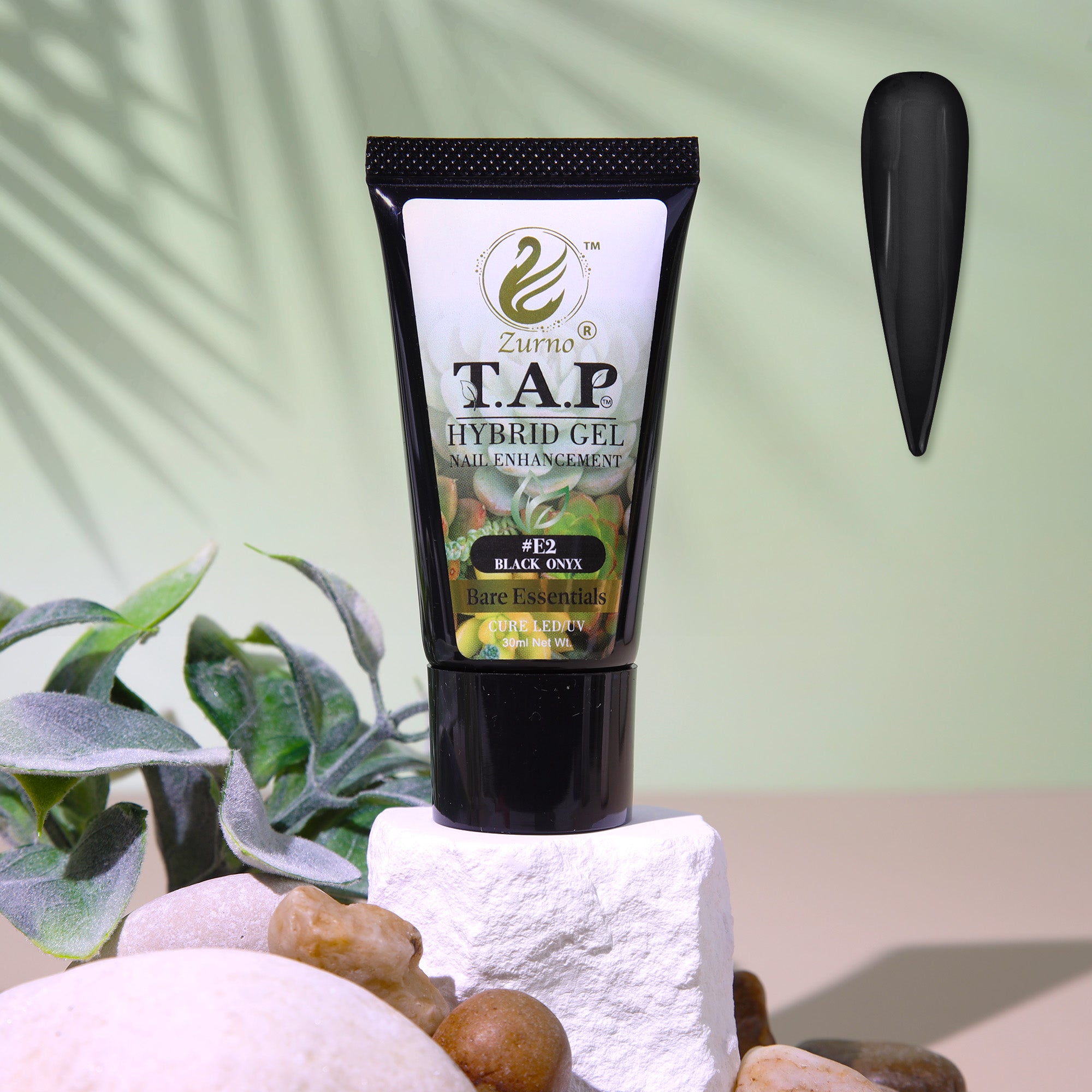 TAP Gel Bare Essentials - #E02 Black Onyx – Nails Plus