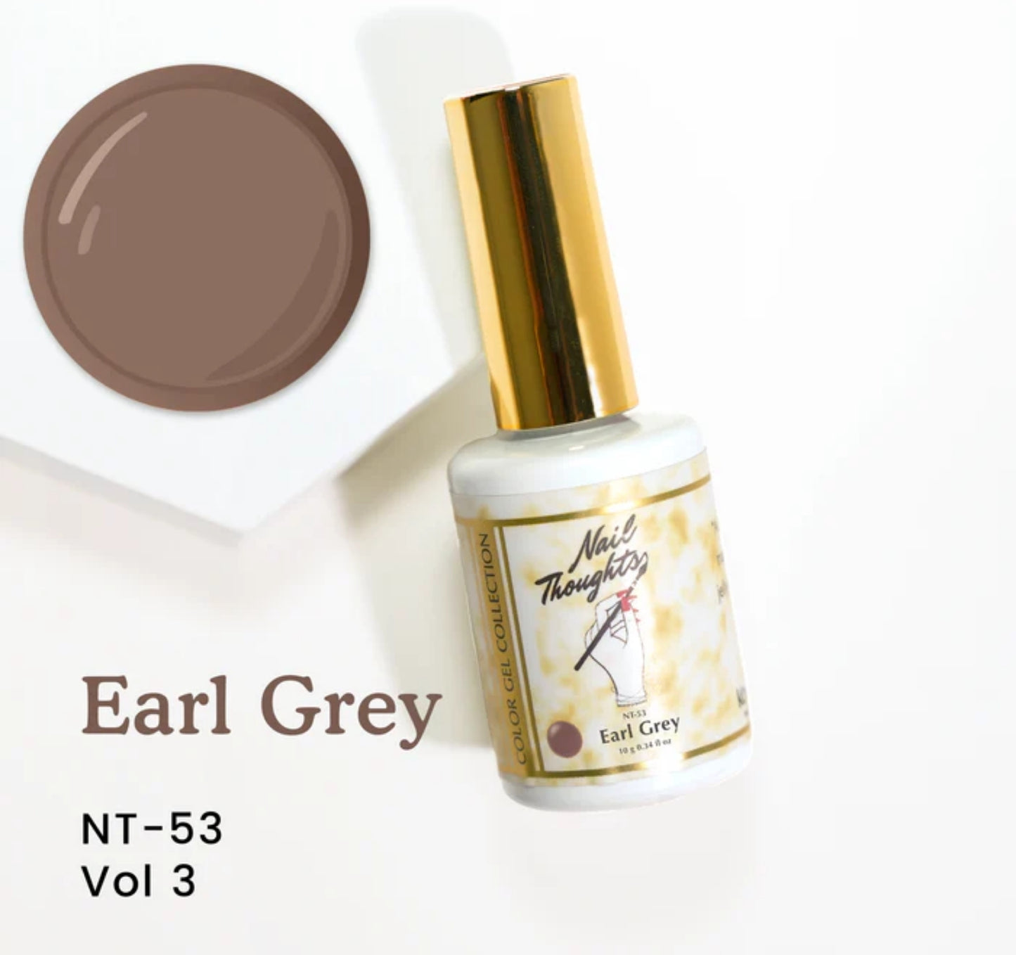 Nail Thoughts Gel Polish Earl Grey