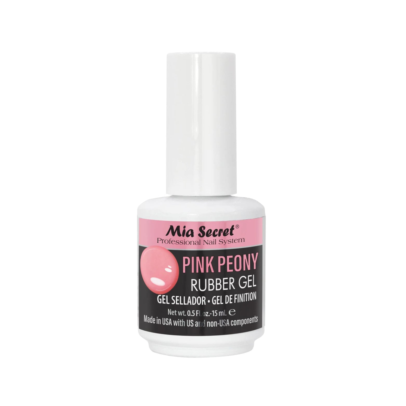 Rubber Top Gel - Pink Peony