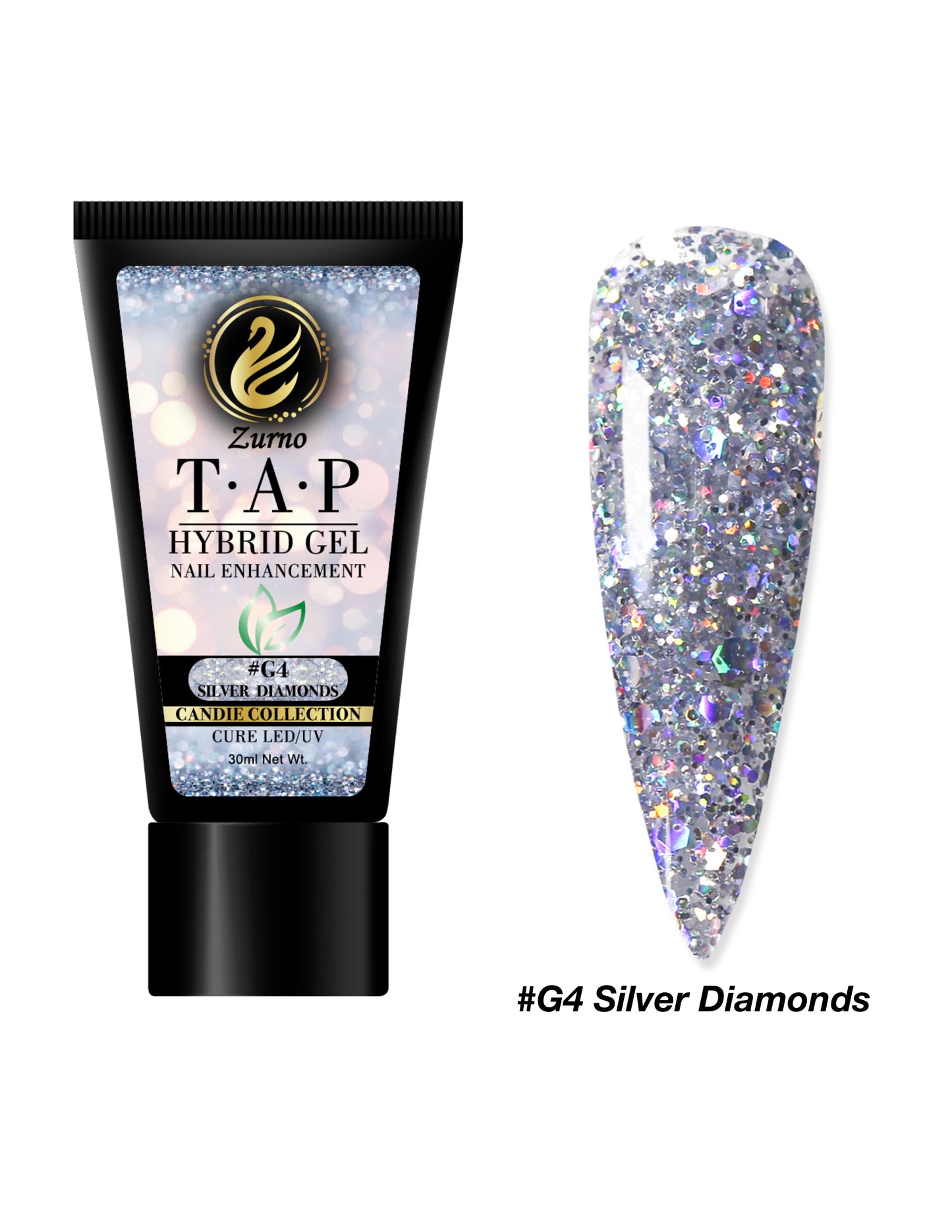 TAP Gel Candie - #G04 Silver Diamonds